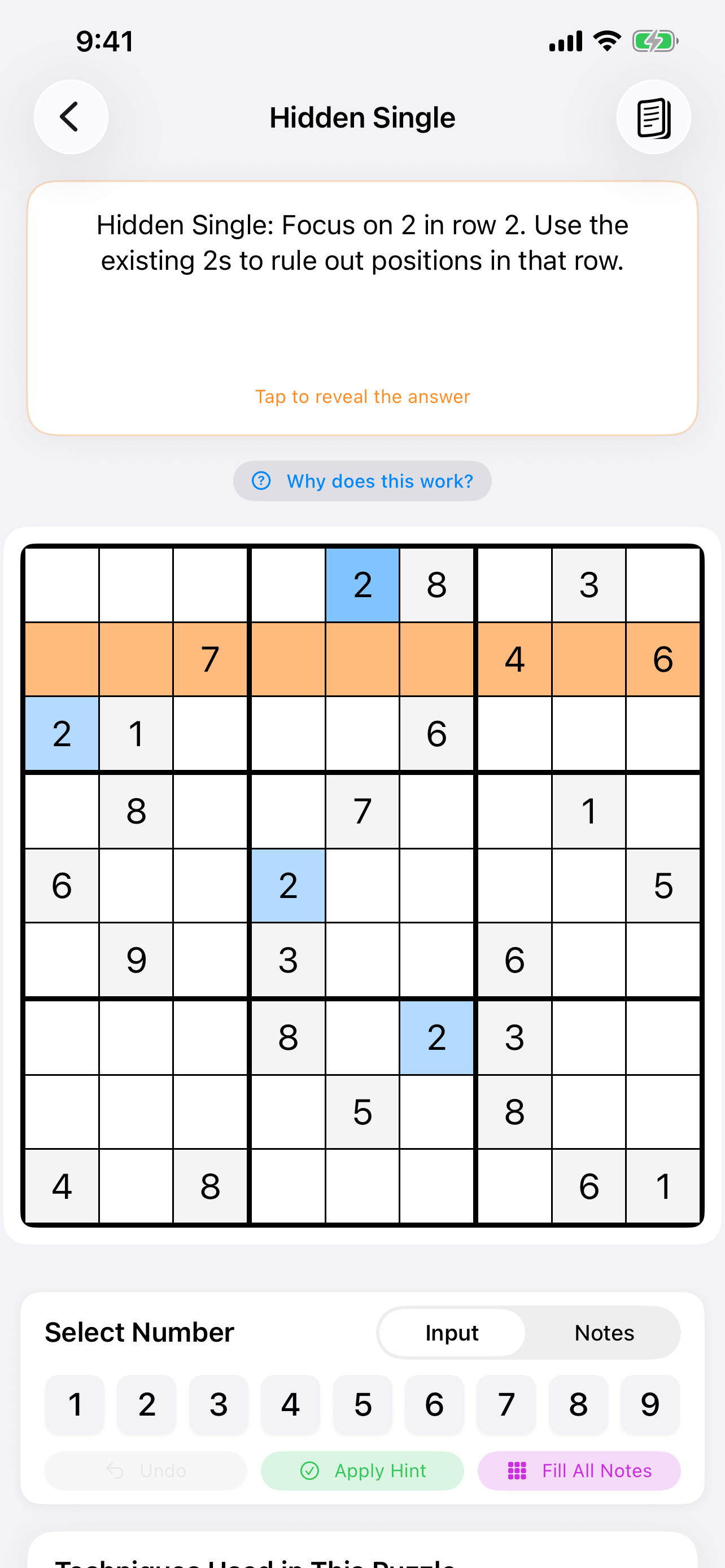 Sudoku Coach: Trainer