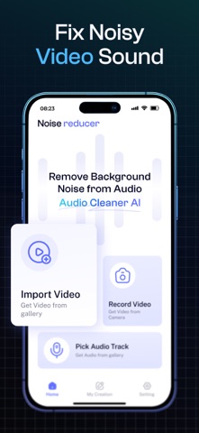 AI Noise Reducer-Enhance Audio iPhone screenshot