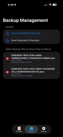 ReceiptStorage Screenshot 4 of 5