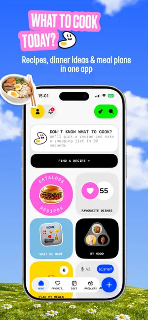 Dishday: Meal Planner, Recipes screenshot 1