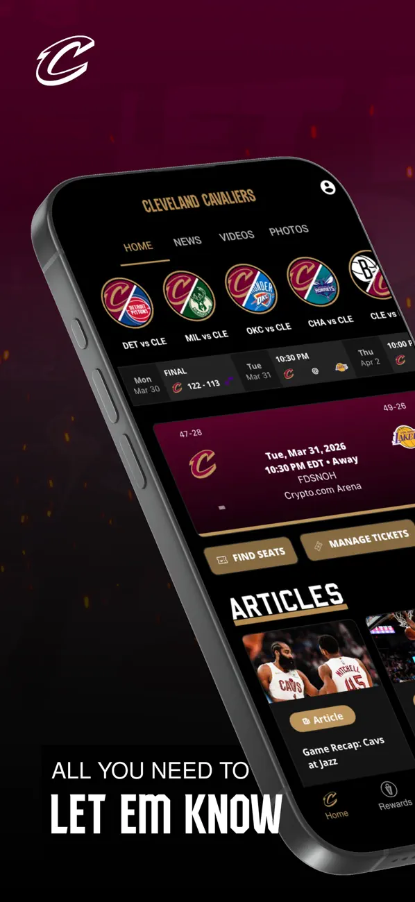 Screenshot #1 pour Cleveland Cavaliers