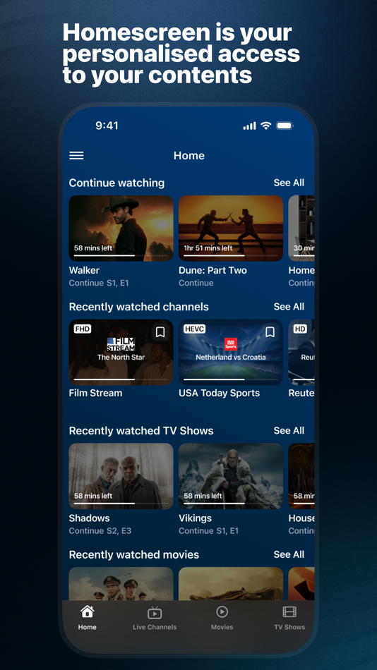 #2. AnyTV - IPTV Player (iOS) Bởi: Pixelslab