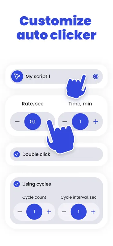 Auto clicker: tap and click screenshot 3 of 4