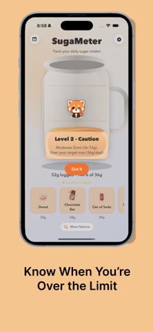 SugaMeter: Daily Sugar Tracker Screenshot 3 of 5