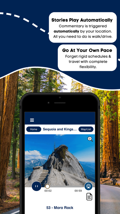 Sequoia National Park GPS Tour Screenshot