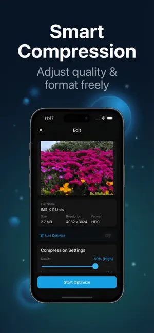Optima - Photo Video Compress screenshot 2