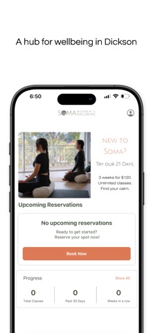 Soma Women's Wellbeing iPhone screenshot