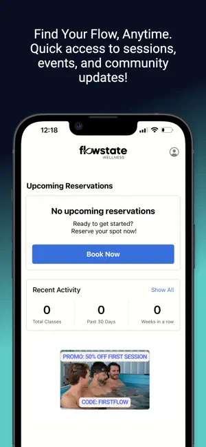 FlowState Wellness: Book Flows screenshot 2