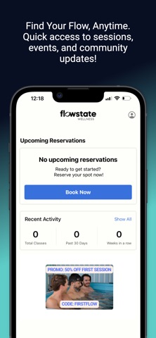 FlowState Wellness: Book Flows screenshot