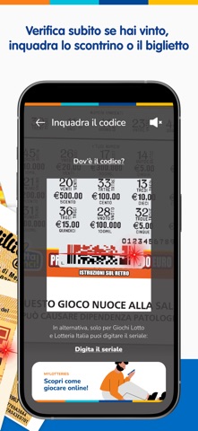 My Lotteries: Verifica Vincite iPhone screenshot 3