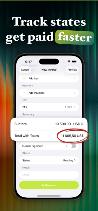 Invoice: Estimates & Receipts Screenshot 2 of 9