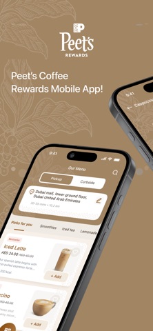 Peets Coffee Rewards iPhone screenshot 2