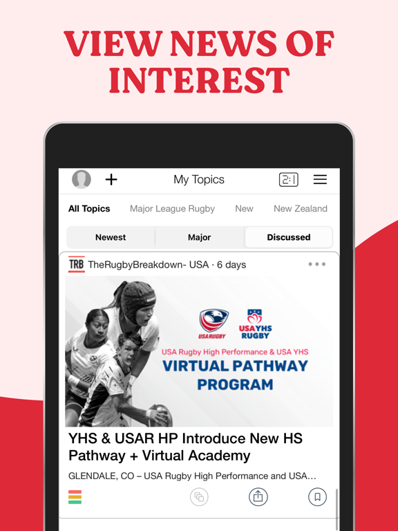 USRUGBY.com Six Nations News iPad screenshot 4 - Sports app
