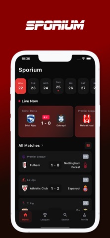 Sporium - 足球即时比分 screenshot