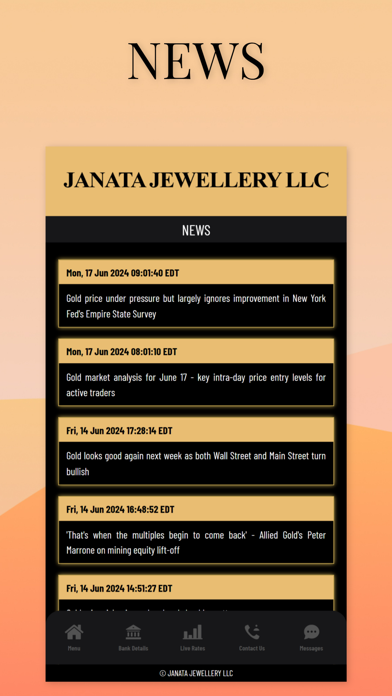 Janata Jewellery LLC Screenshot