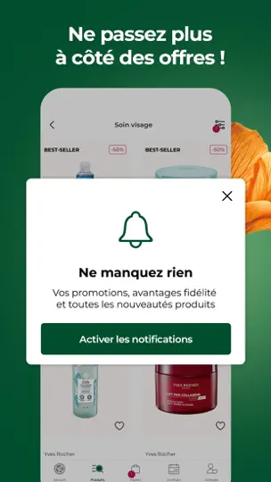 Capture d'écran de Yves Rocher : Beauté & Makeup sur iPhone 6
