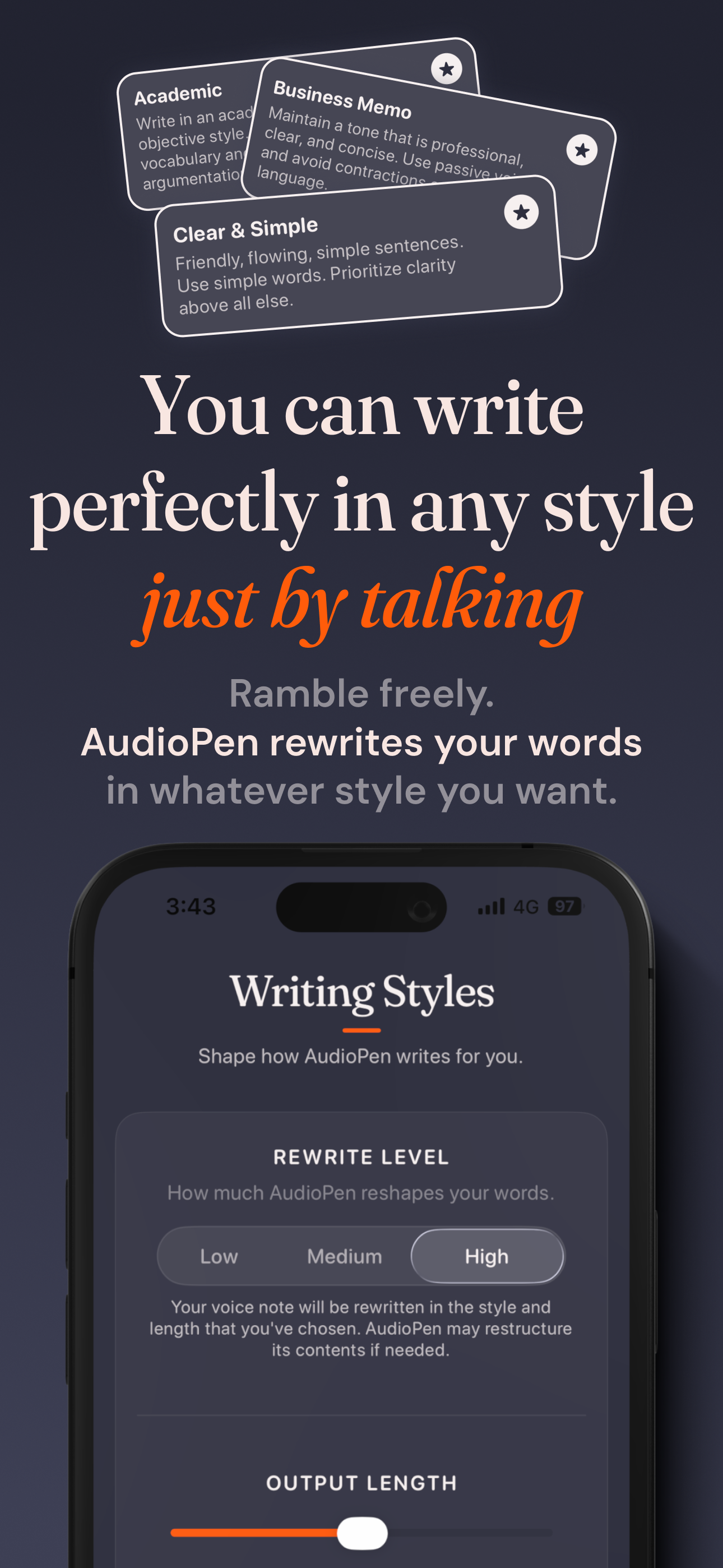 AudioPen: AI Voice to Text