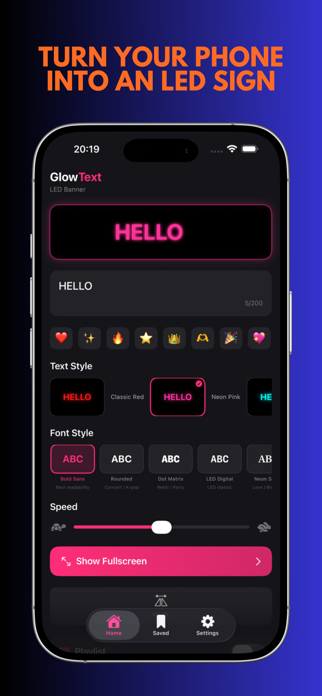 GlowText: LED Banner Screenshot 2 of 6