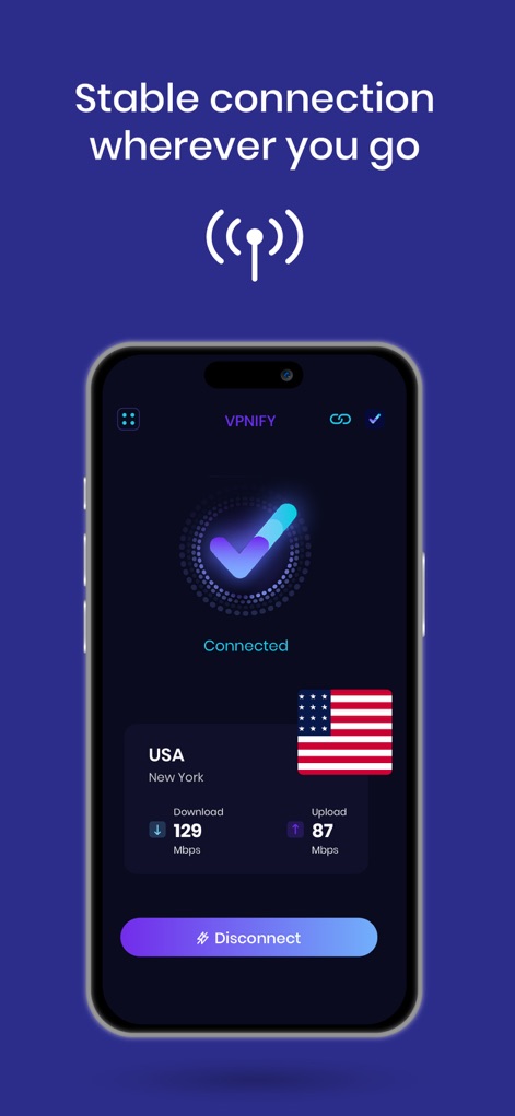 VPNIFY - Unlimited VPN - Blazing Fast Connections