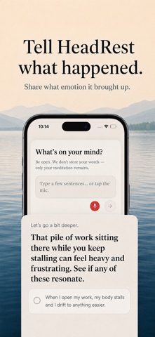HeadRest: Meditation & Stories iPhone screenshot