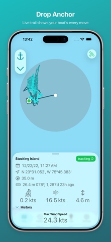 Hooked: Remote Anchor Alarm Screenshot 1 of 5