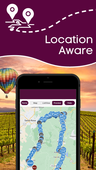 Napa & Sonoma: GPS Audio Tour Screenshot