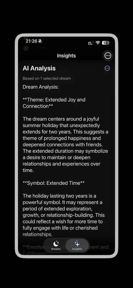 Dreams Insight 梦境解析应用截图