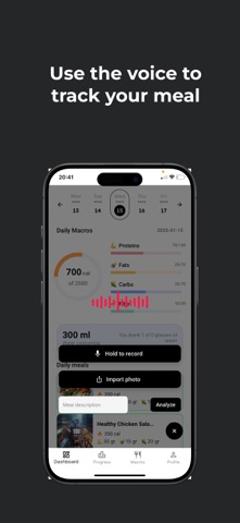 AI Food Tracker - Be Top! screenshot