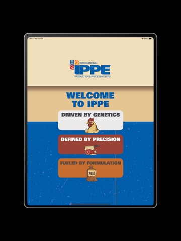 IPPE 2026 iPad screenshot