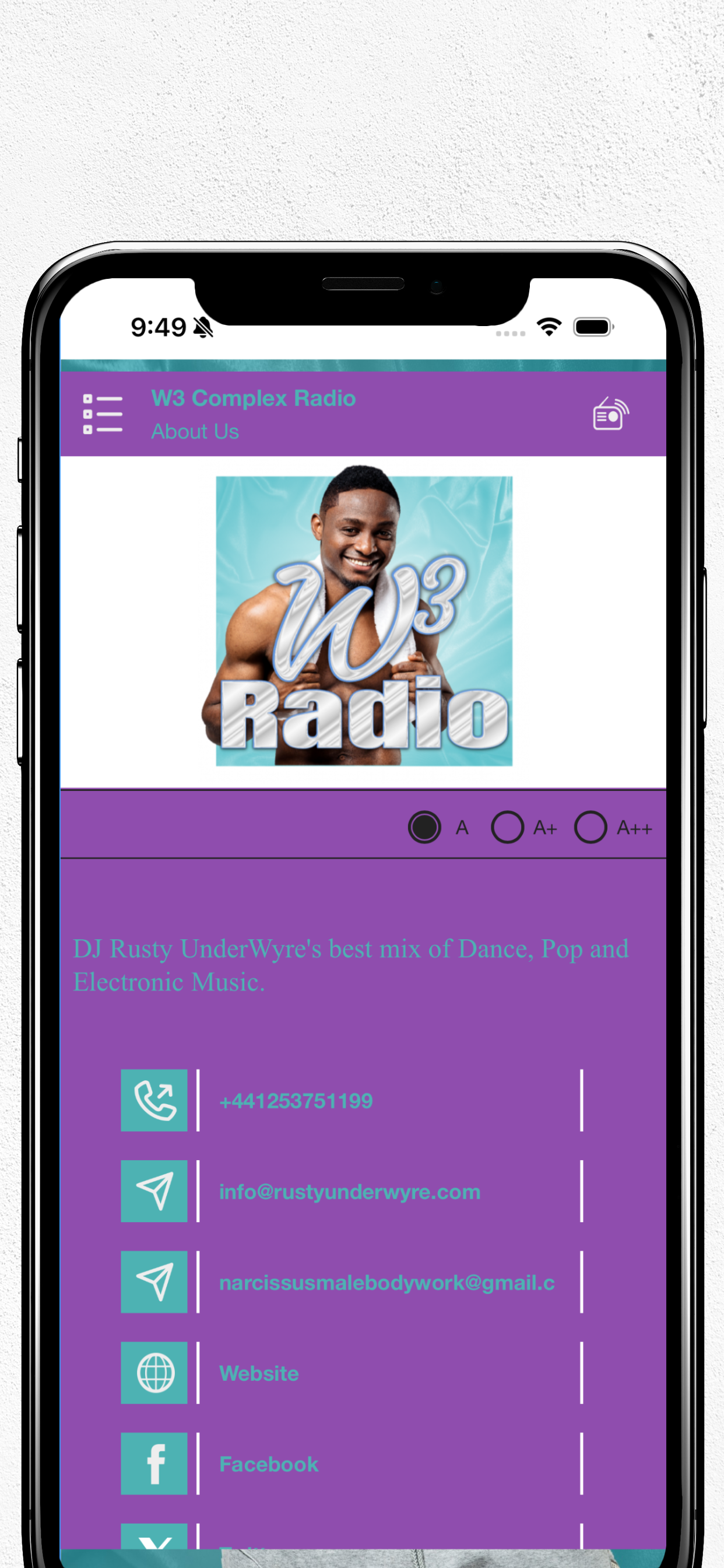 W3 Complex Radio