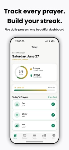 Pray on Time: Salah & Qibla iPhone screenshot