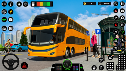 City Passenger Bus Drive Games Screenshot
