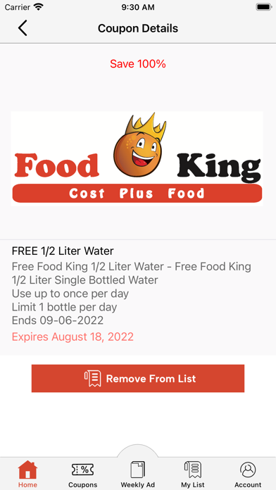 Food King Cost Plus Screenshot