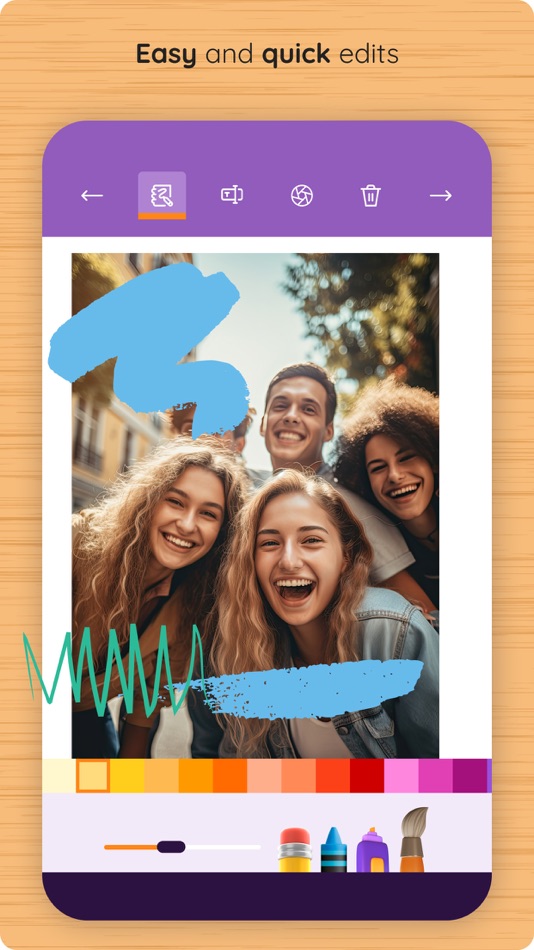 #1. Write & draw on photos easy (iOS) 来自: Maria Gascon