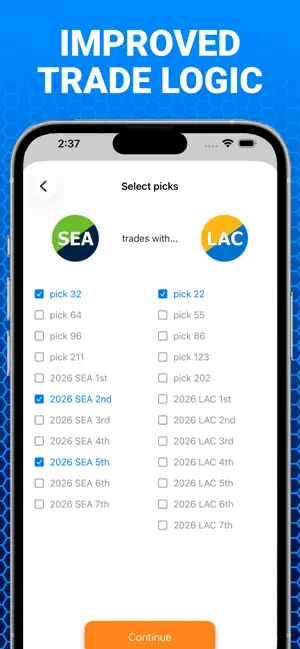 MockOut - NFL Draft Simulator screenshot 3
