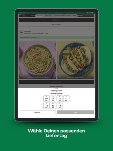 HelloFresh: Kochbox & Rezepte iPad screenshot 8