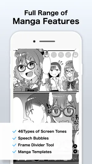 Captura de pantalla de Ibis Paint X en iPhone 7
