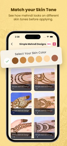 Mehndi Designs 2025 iPhone screenshot