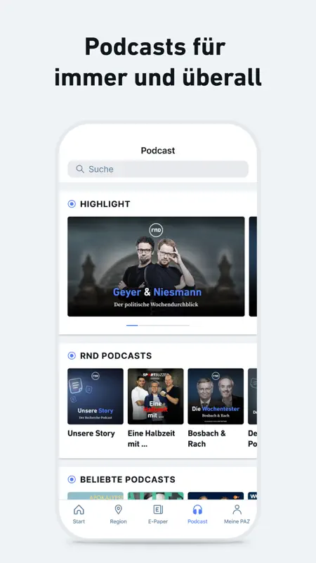PAZ - Nachrichten und Podcast screenshot 8 of 10