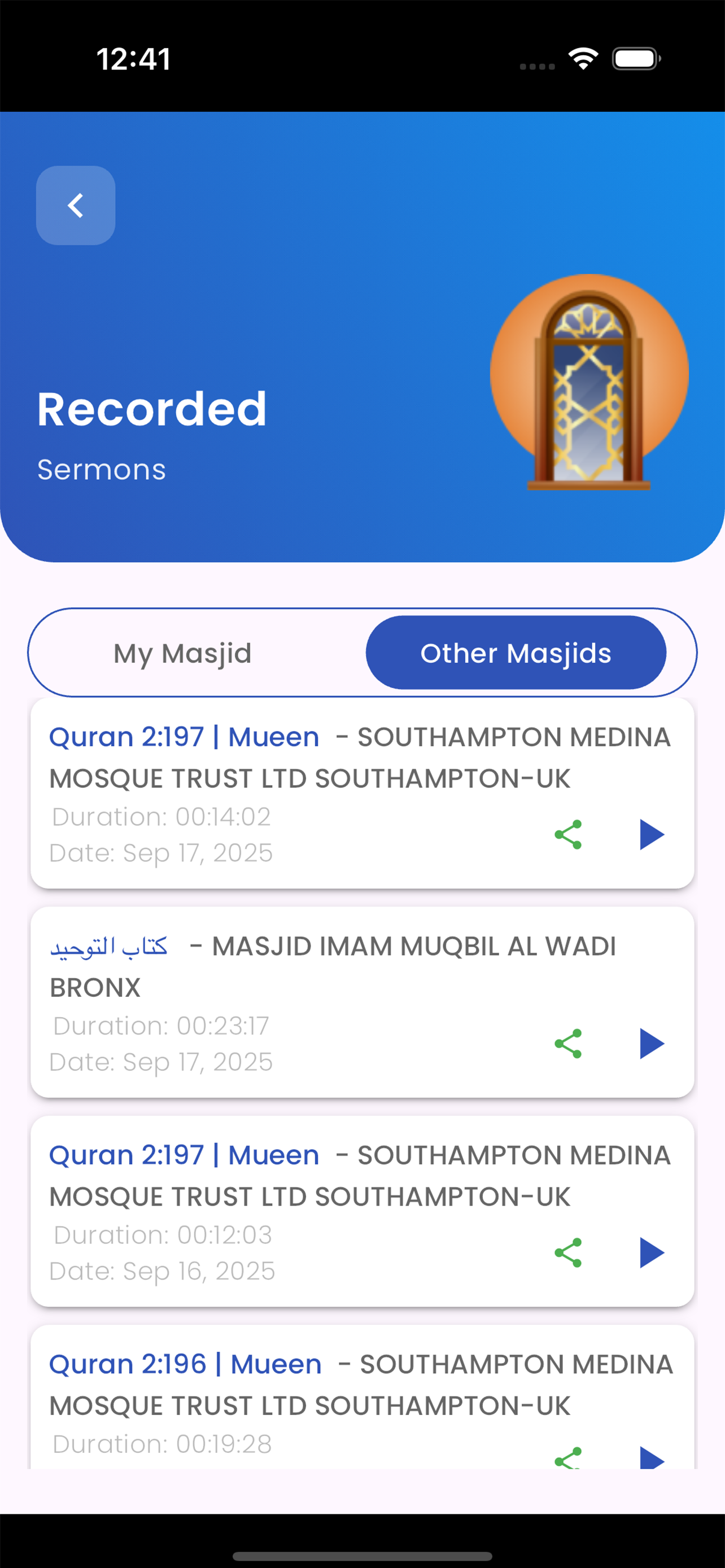 Azan & Prayer Time-Live Mosque screenshot 7