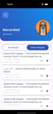 Azan & Prayer Time-Live Mosque iPhone screenshot