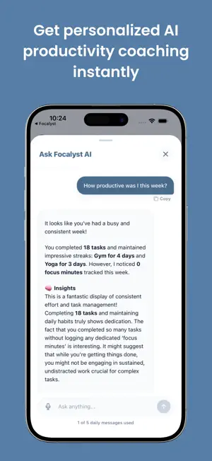 Focalyst: AI Productivity Hub screenshot 4
