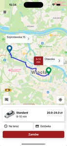 Radio Taxi Serc Wrocław screenshot #1 for iPhone