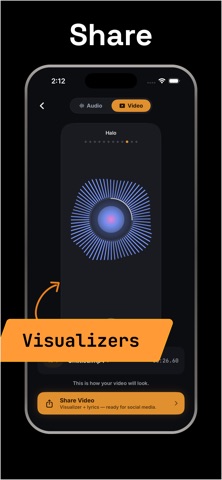 Voice Tune - Auto Recorder iPhone screenshot