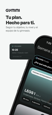Gymmi: AI Gym Coach iPhone screenshot