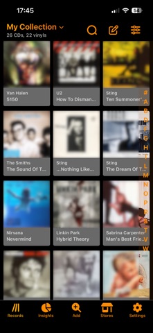 Record Shelf: CD & Vinyl screenshot