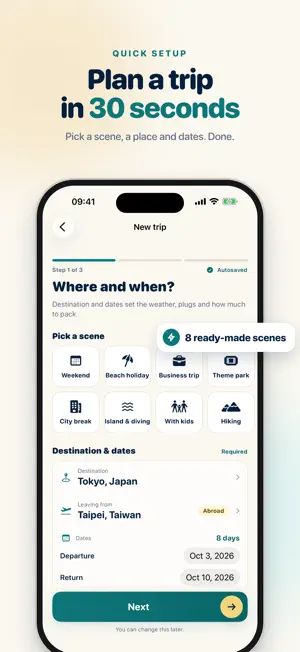 Travel Checklist: Packing List screenshot 3