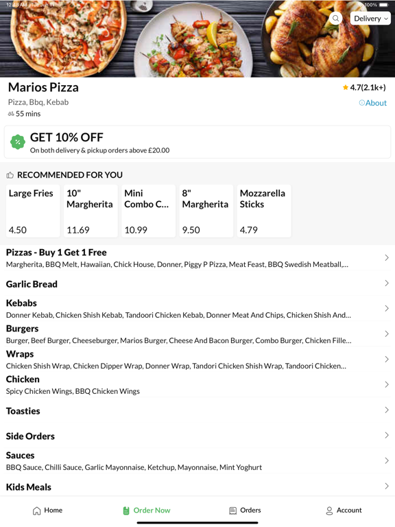 Screenshot #6 pour Marios Pizza,