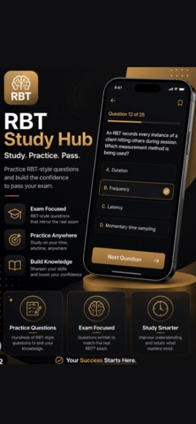 StudyMint ABA: RBT Exam Prep Screenshot 1 of 3