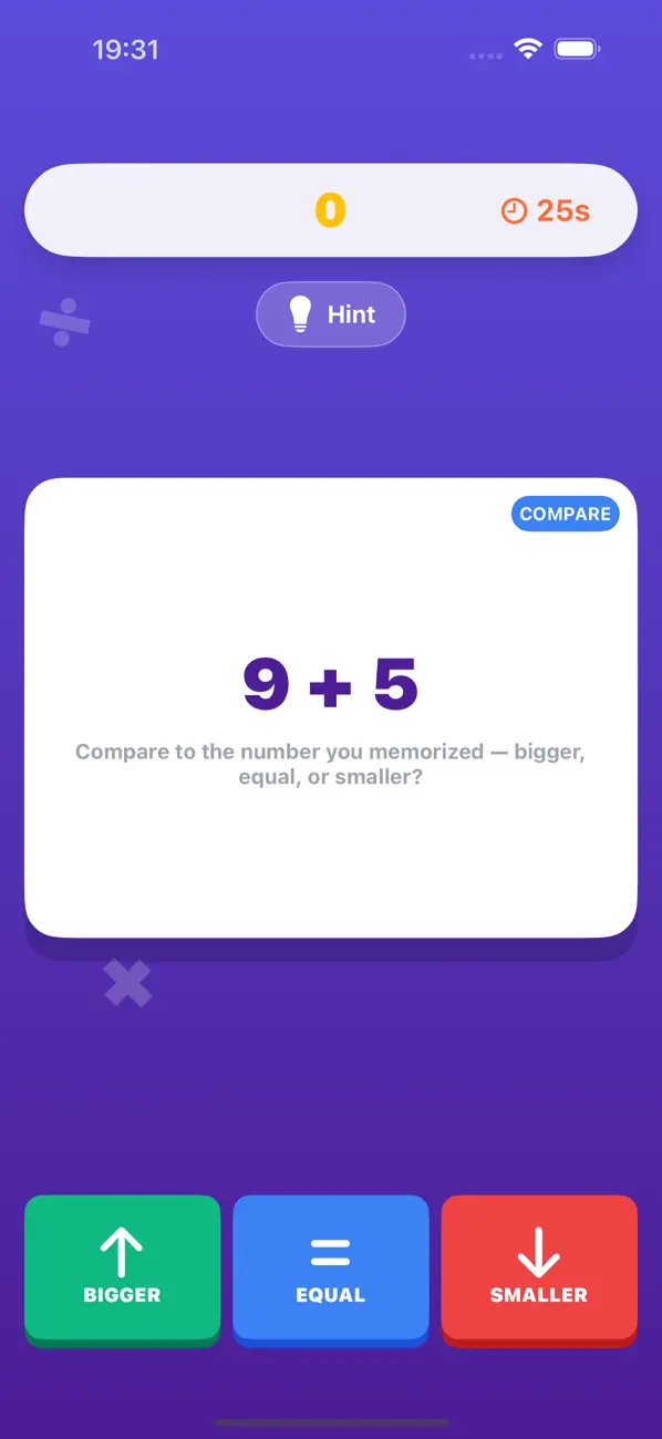 Screenshot #3 pour Quick Math - Brain Training
